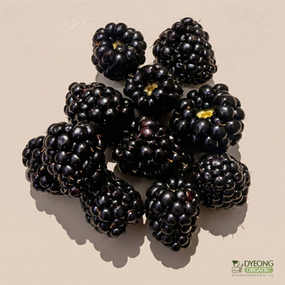 Organic Black Raspberries (punnet) Australia
